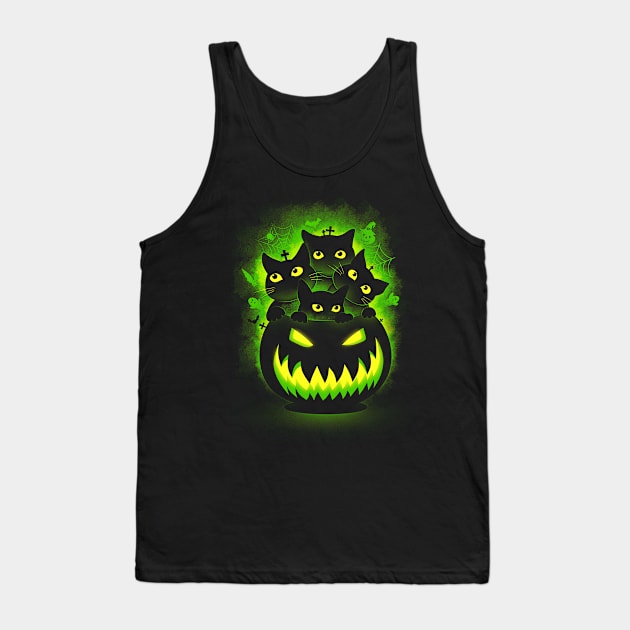 Pumpkin cats Tank Top by eriondesigns